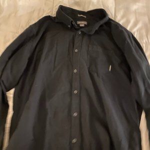 Eddie Bauer Flannel Shirt Black 2XL AS NEW